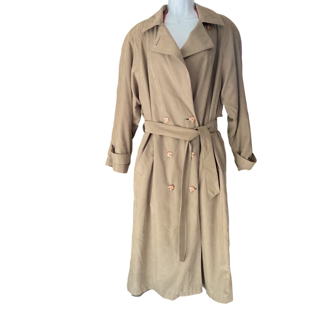 New York Harbor - Ladies Trench-coat w/Removable Liner - Style 9840 - Khaki 14W
